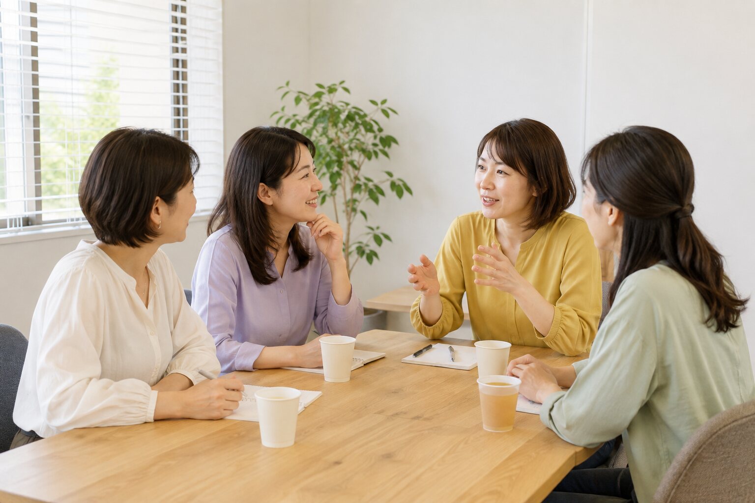 参加方法を考えるための親しみやすい対話空間(活動のイメージ画像)